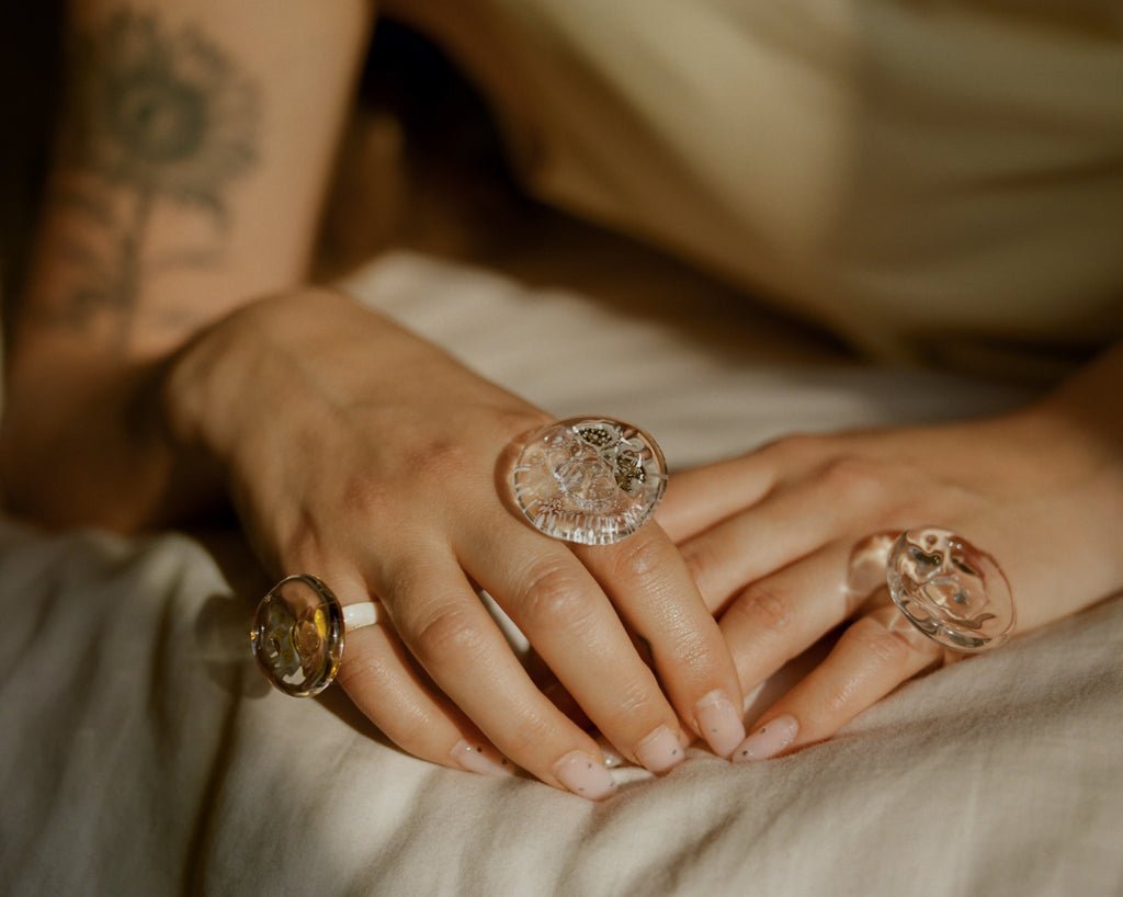 REFLECTION GLASS RING NO.2