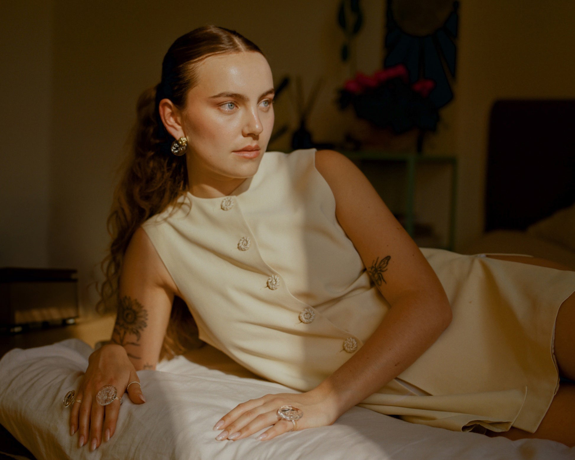 REFLECTION GLASS EARRINGS